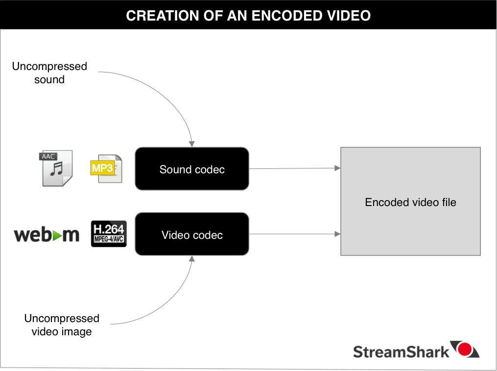 Creation of an encoded video