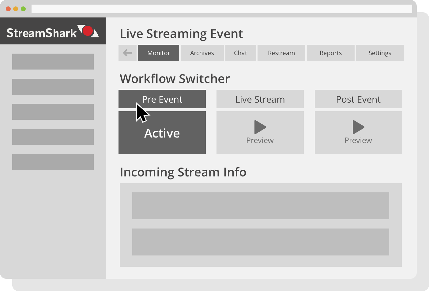 Live Streaming Workflow